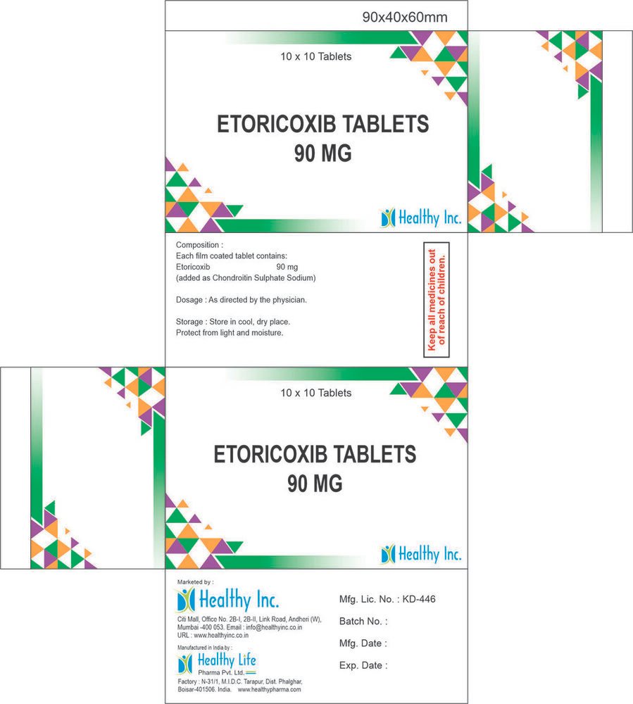 Etoricoxib Tablet Manufacturer, Supplier & Exporter Etoricoxib Tablets
