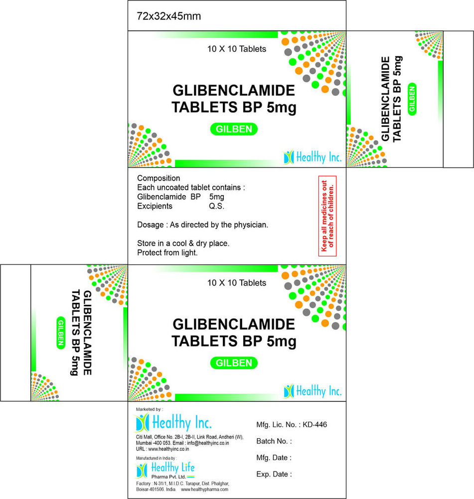 Glibenclamide with Metformin Tablets