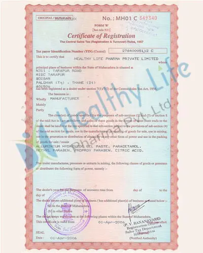 Healthy Life Pharma Private Limited