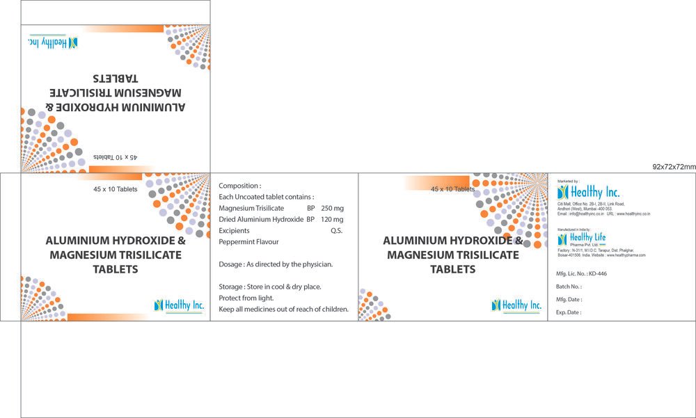 Dried Aluminium Hydroxide and Magnesium Trisilicate Tablets