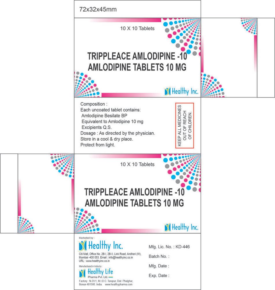 Amlodipine Tablets product illustration
