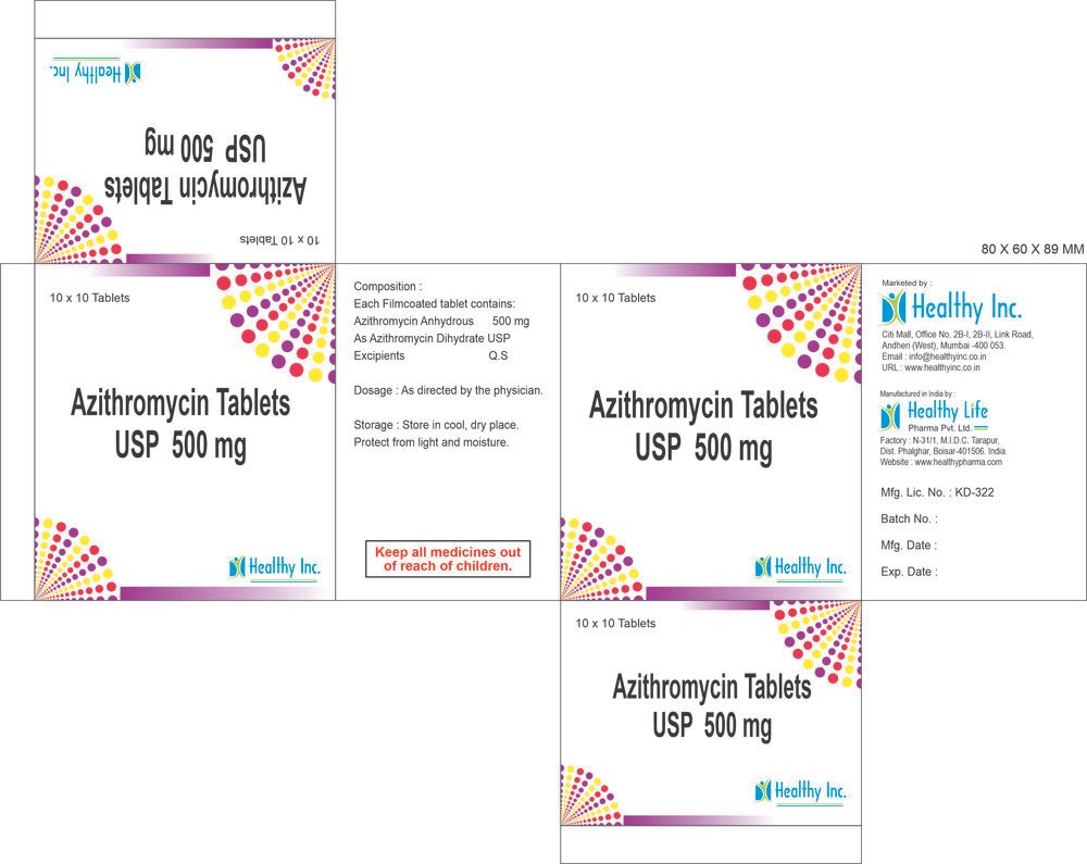 Azithromycin Dispersible Tablets