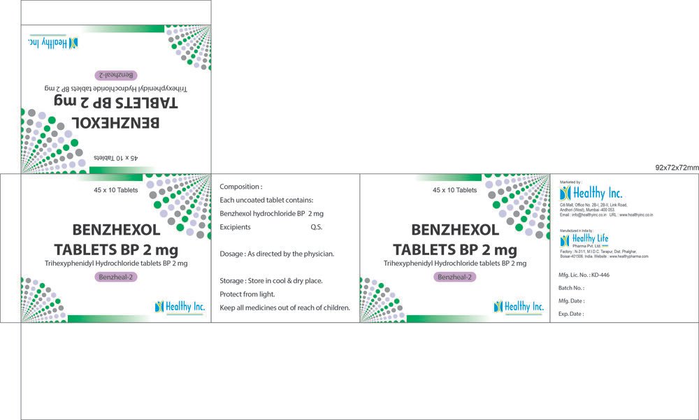 Benzhexol Tablets