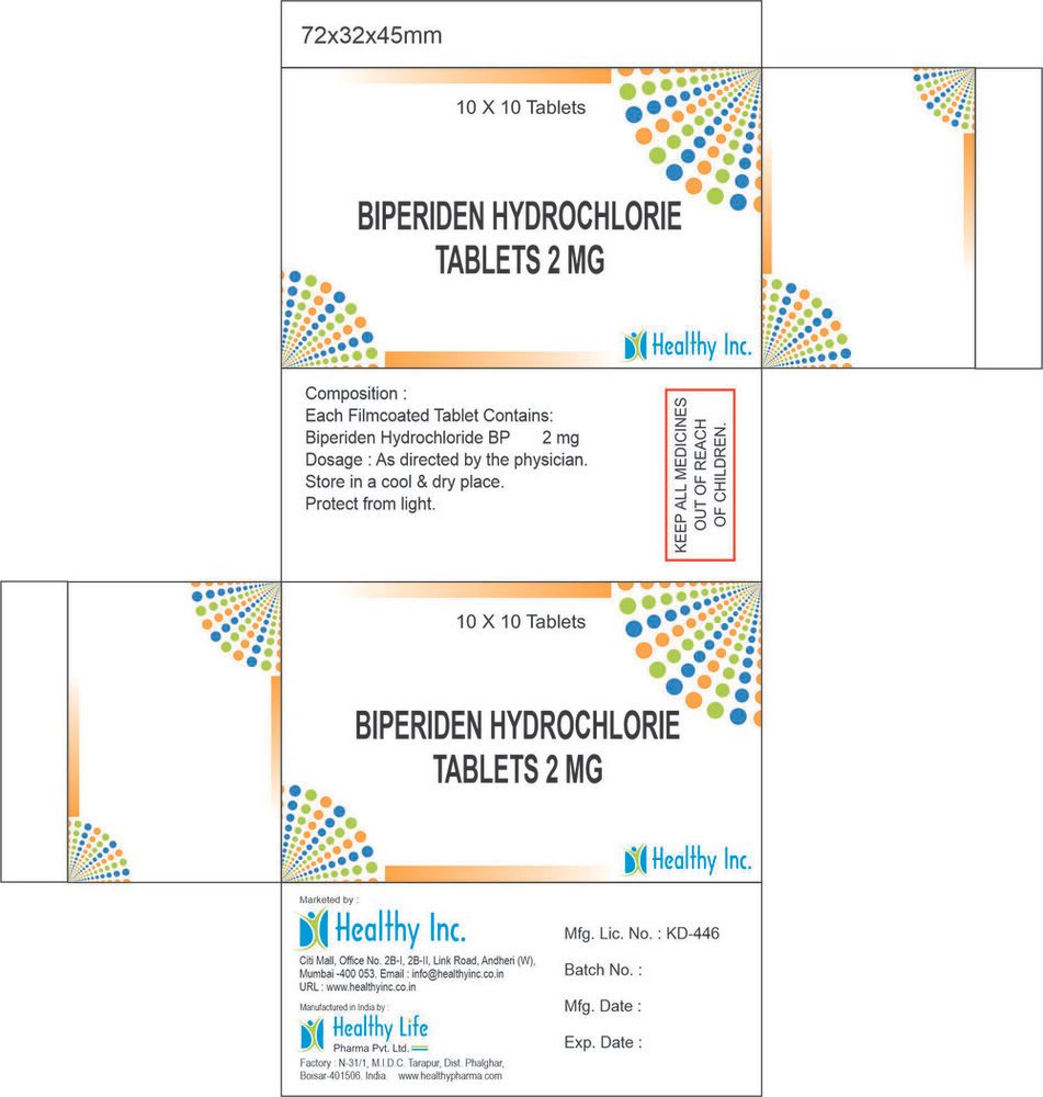 Biperiden Tablets