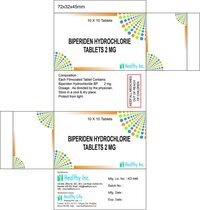 Product image for Biperiden Tablets