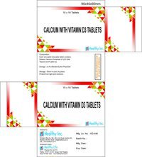 Product image for Calcium carbonate with vitamin D3 Tablets