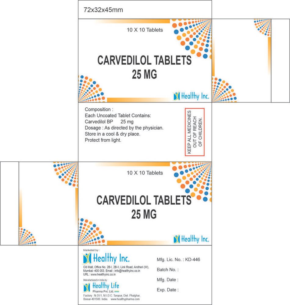 Carvedilol Tablets