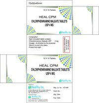 Product image for Chlorpheniramine Tablets