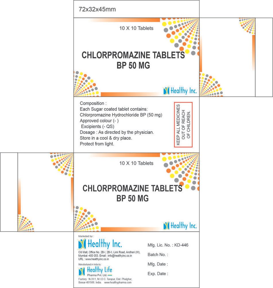Chlorpromazine Hydrochloride Tablets