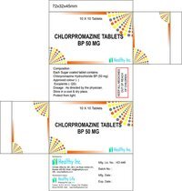 Product image for Chlorpromazine Hydrochloride Tablets