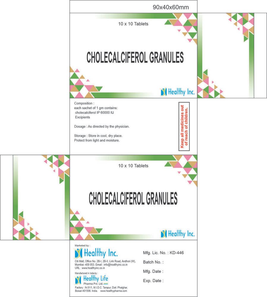 Cholecalciferol Granules Sachet