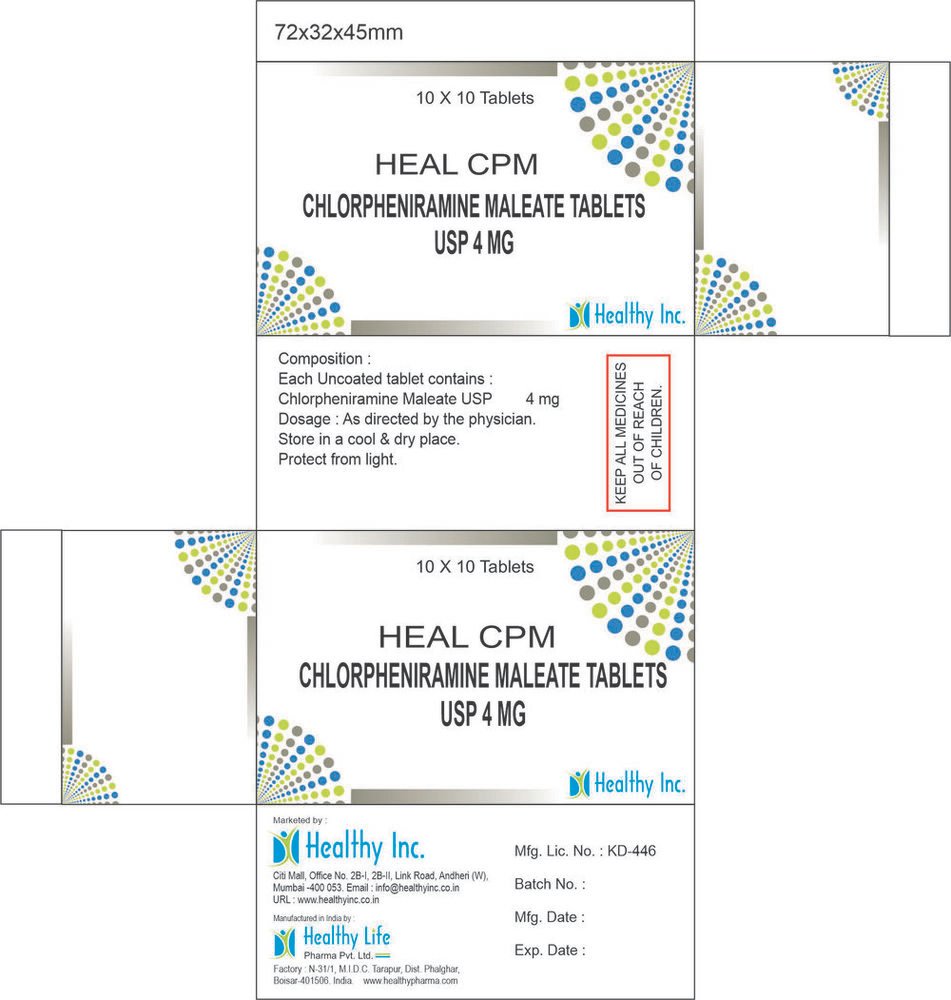 Cholrpheniramine Tablets