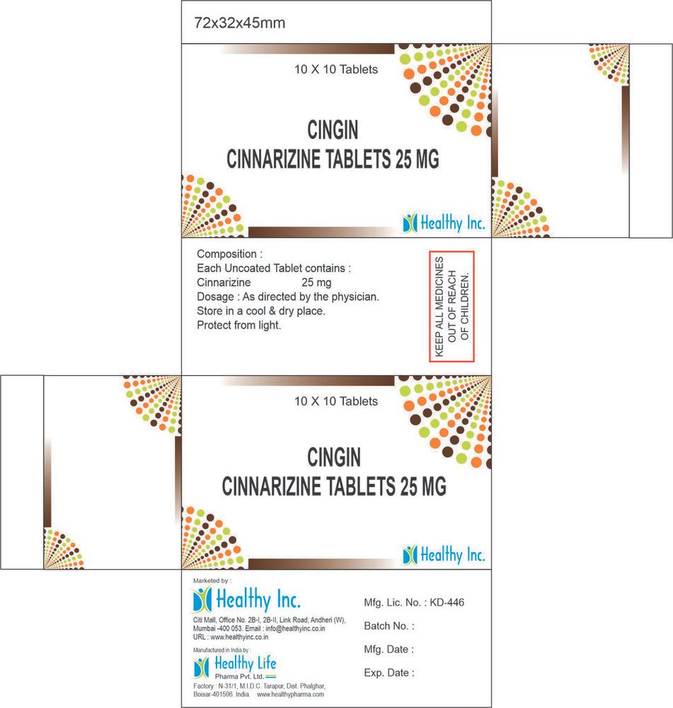 Cinnarizine Tablets