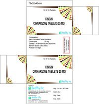 Product image for Cinnarizine Tablet