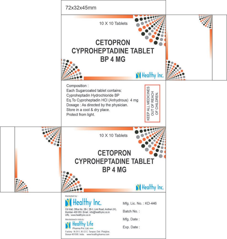 Cyproheptadine Tablets