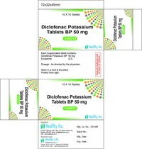 Product image for Diclofenac Potassium Paracetamol Tablets