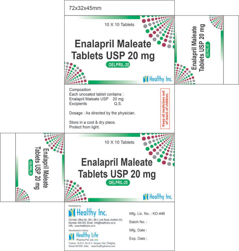 Enalapril Tablets Exporter