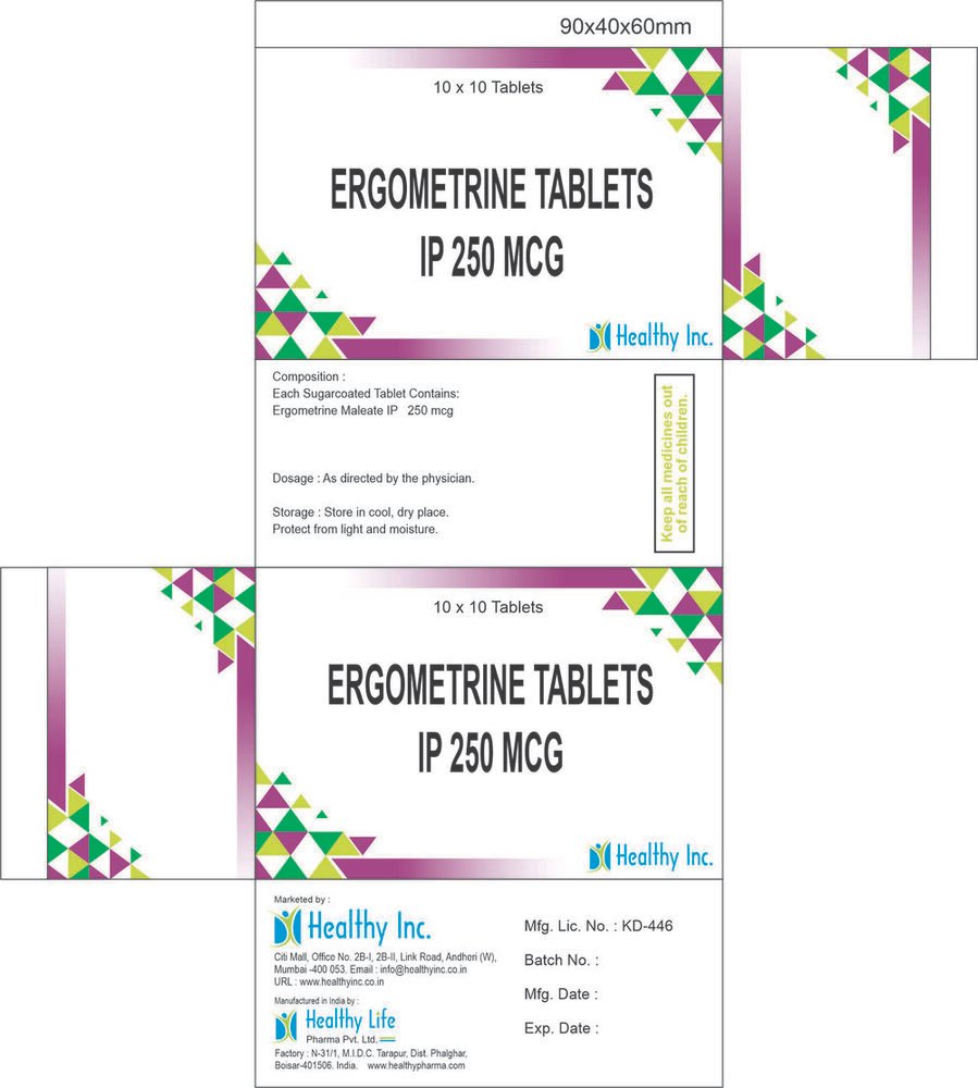 Ergometrine Tablets