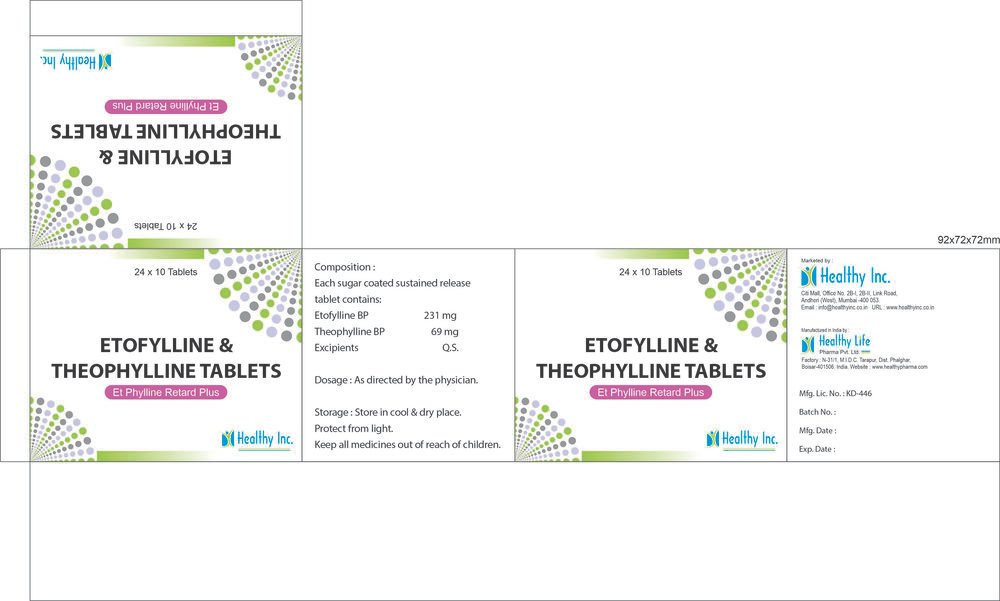 Etofylline and Theophylline Tablets