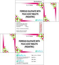 Product image for Dried Ferrous Sulphate Folic Acid Sr Tablets Capsules