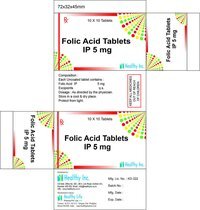 Product image for Folic Acid Niacinamide Tablets