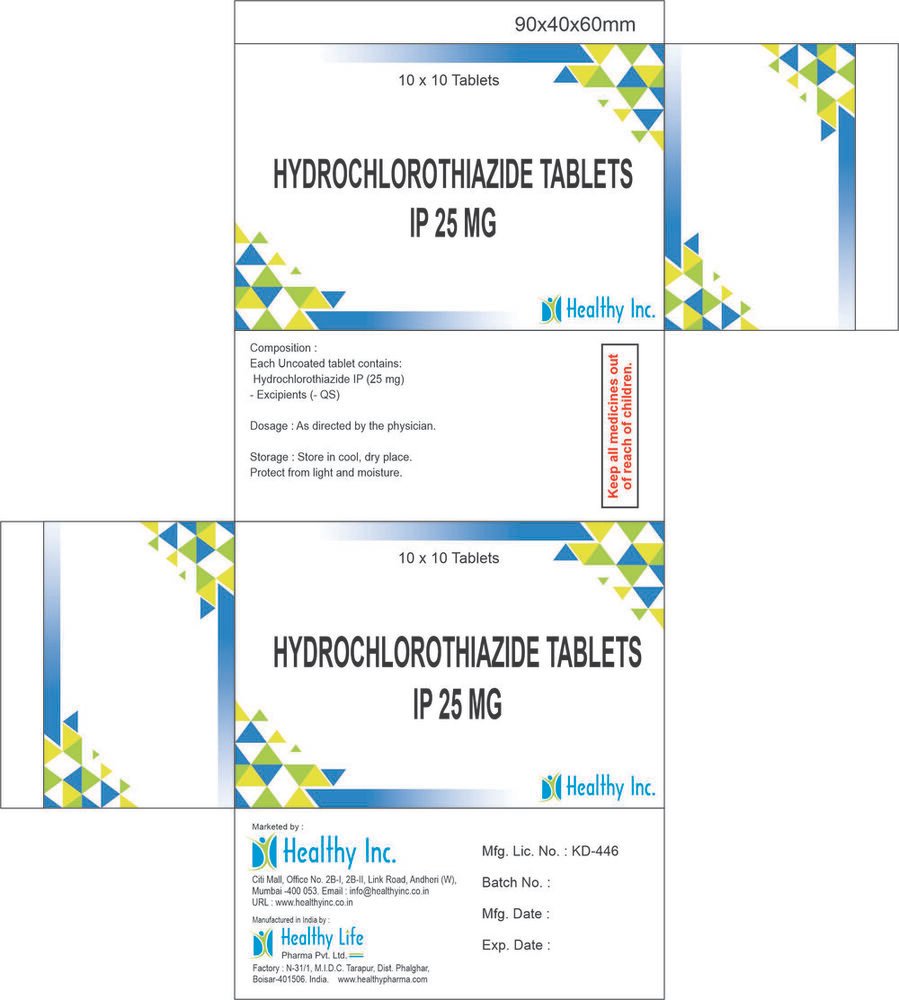 Hydrochlorothiazide Tablets and