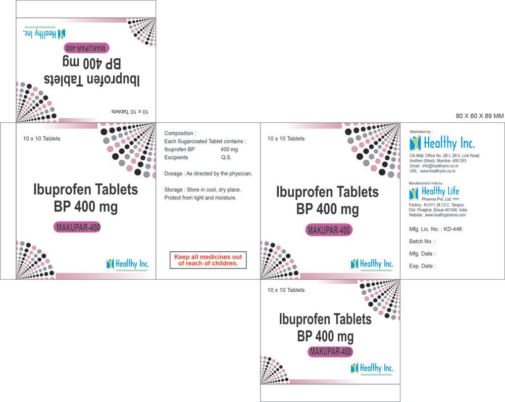 Ibuprofen Tablets IP BP