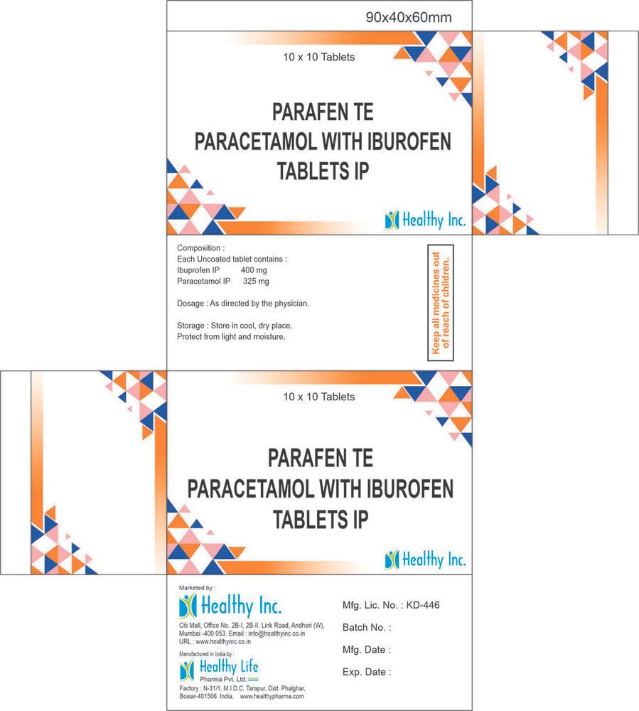 Ibuprofen and Paracetamol Tablets