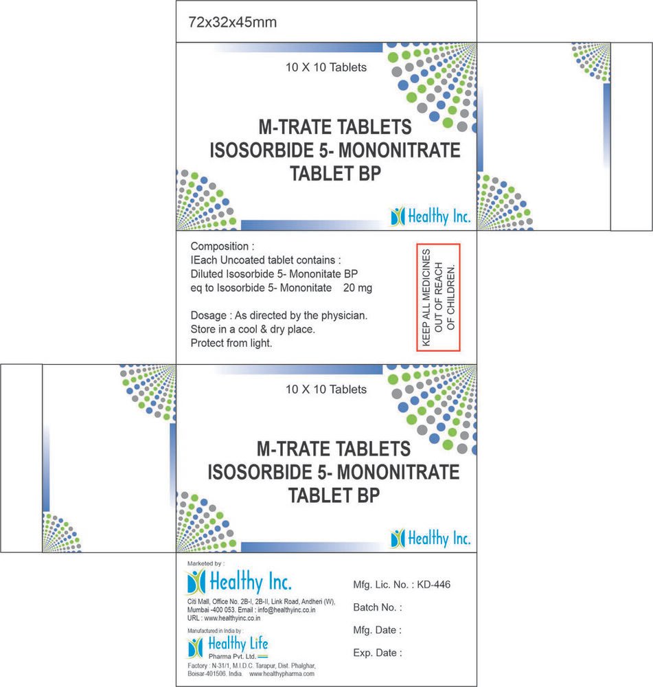 Isosorbide 5-Mononitrate Tablets original product image