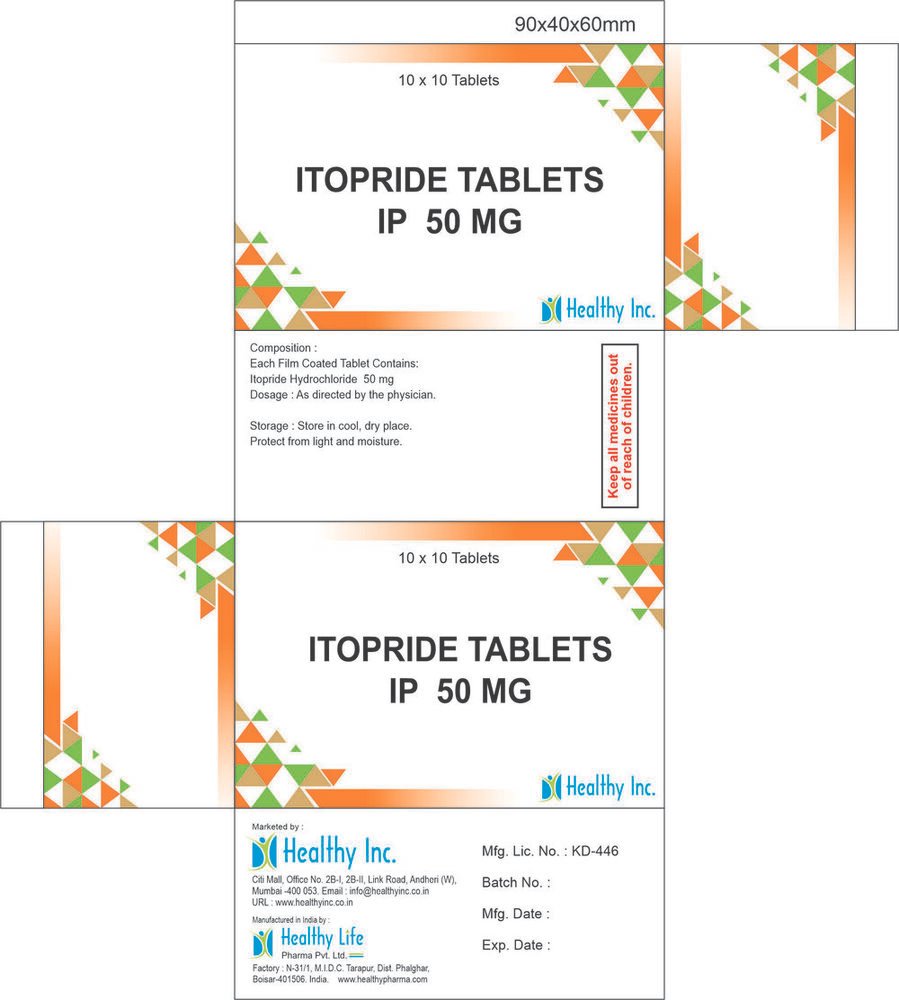 Itopride Tablets original product image