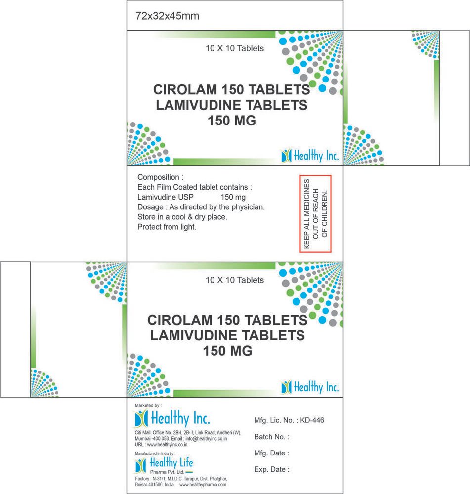 Lamivudine Tablets product packshot