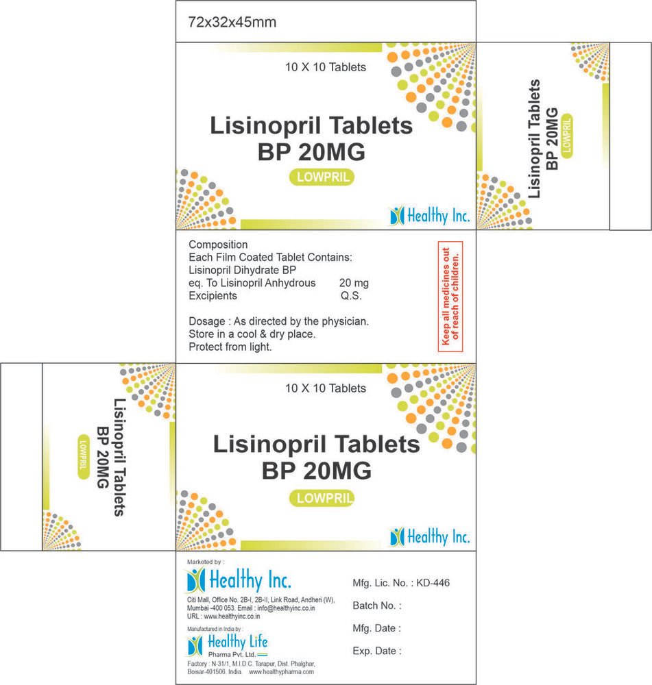 Lisinopril Tablets