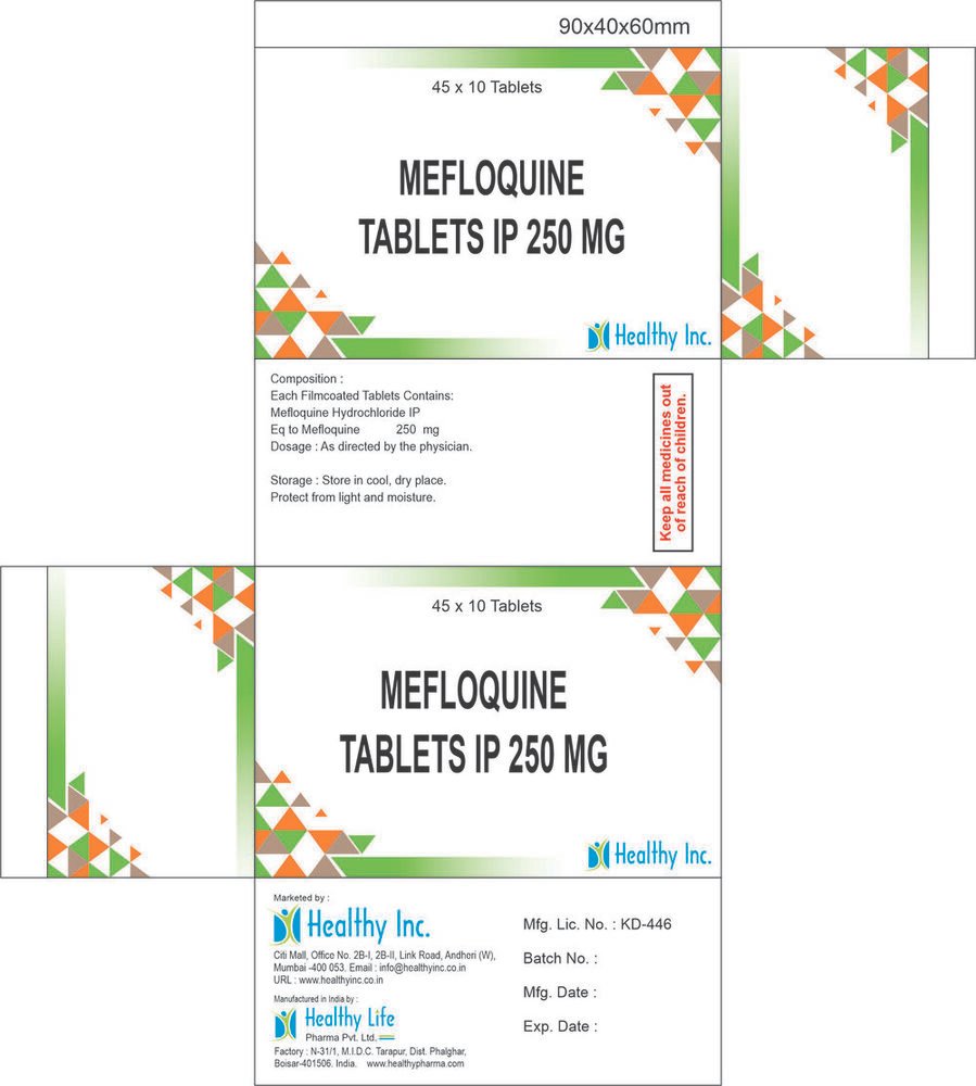 Mefloquine Hydrochloride Tablets