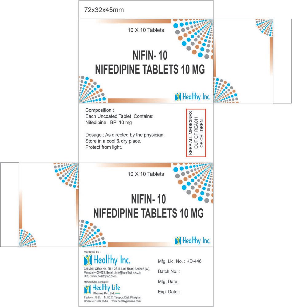 Nifedipine Tablets illustration