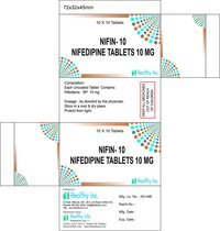 Product image for Nifedipine Tablets