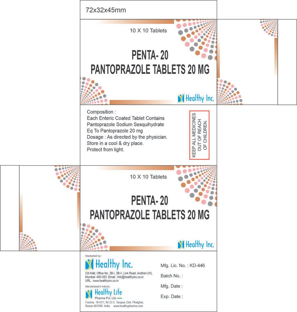 Pantoprazole Enteric Coated Tablets