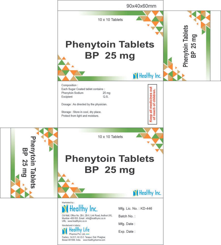 Phenytoin Sodium Tablets – Manufacturer & Exporter India
