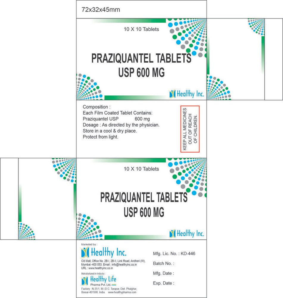 Praziquantel Tablets USP – Manufacturer & Exporter India