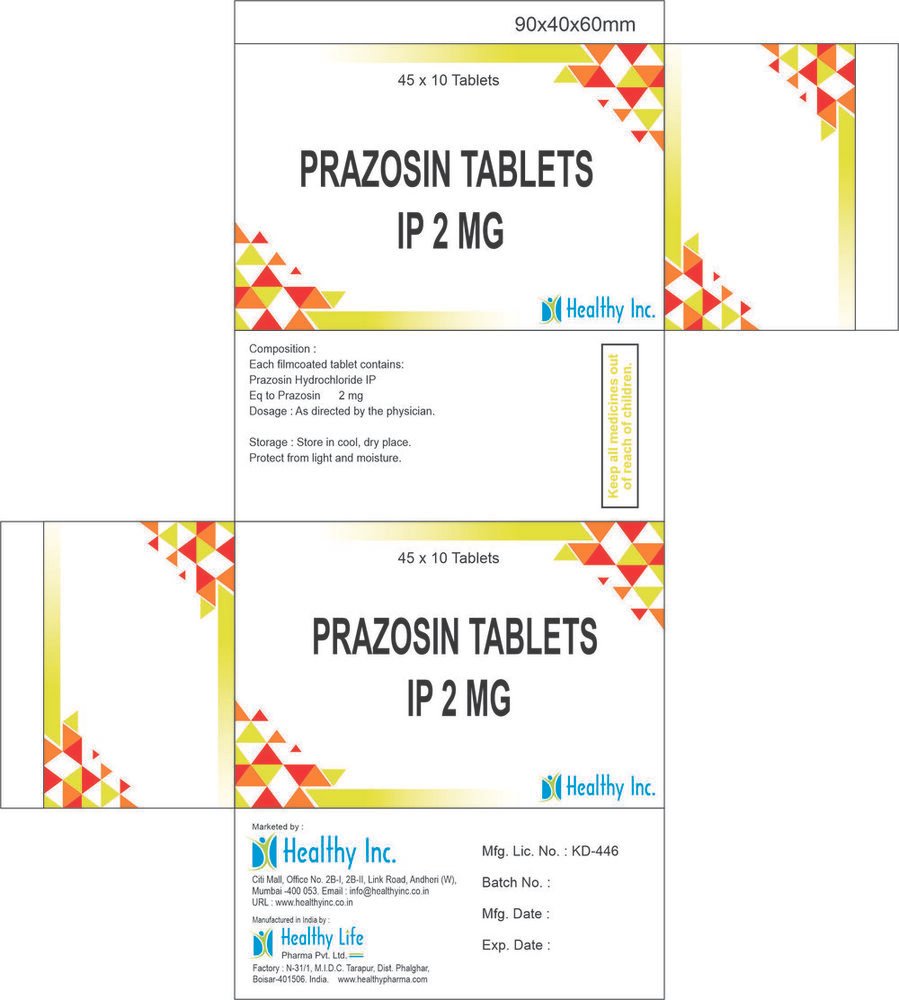 Prazosin Tablets IP