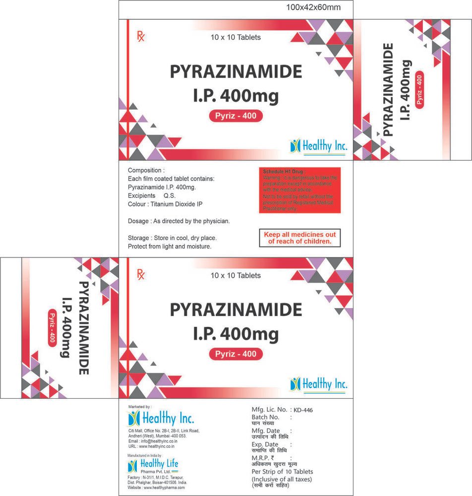 Pyrazinamide Tablets/ – Manufacturer India