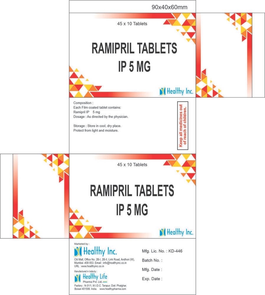 Ramipril Tablets IP/ – Manufacturer India