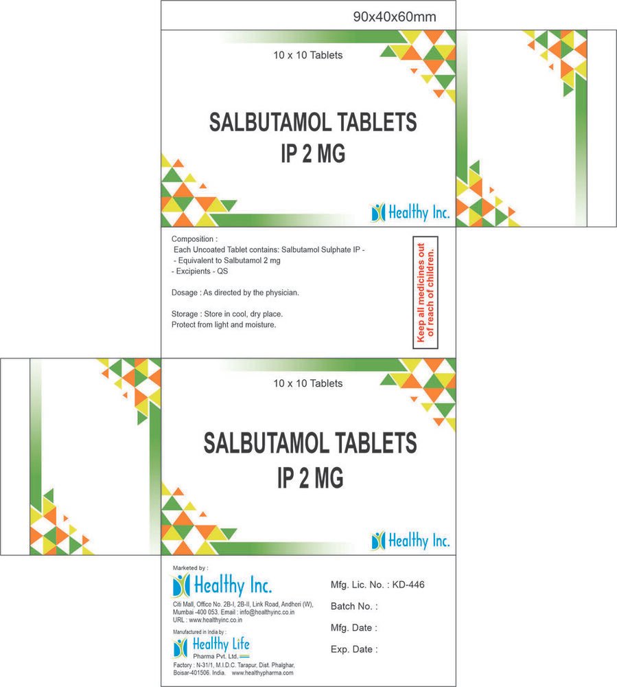 Salbutamol Tablets IP/ BP