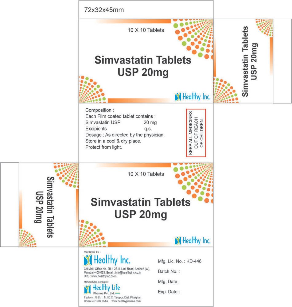Simvastatin Tablets USP