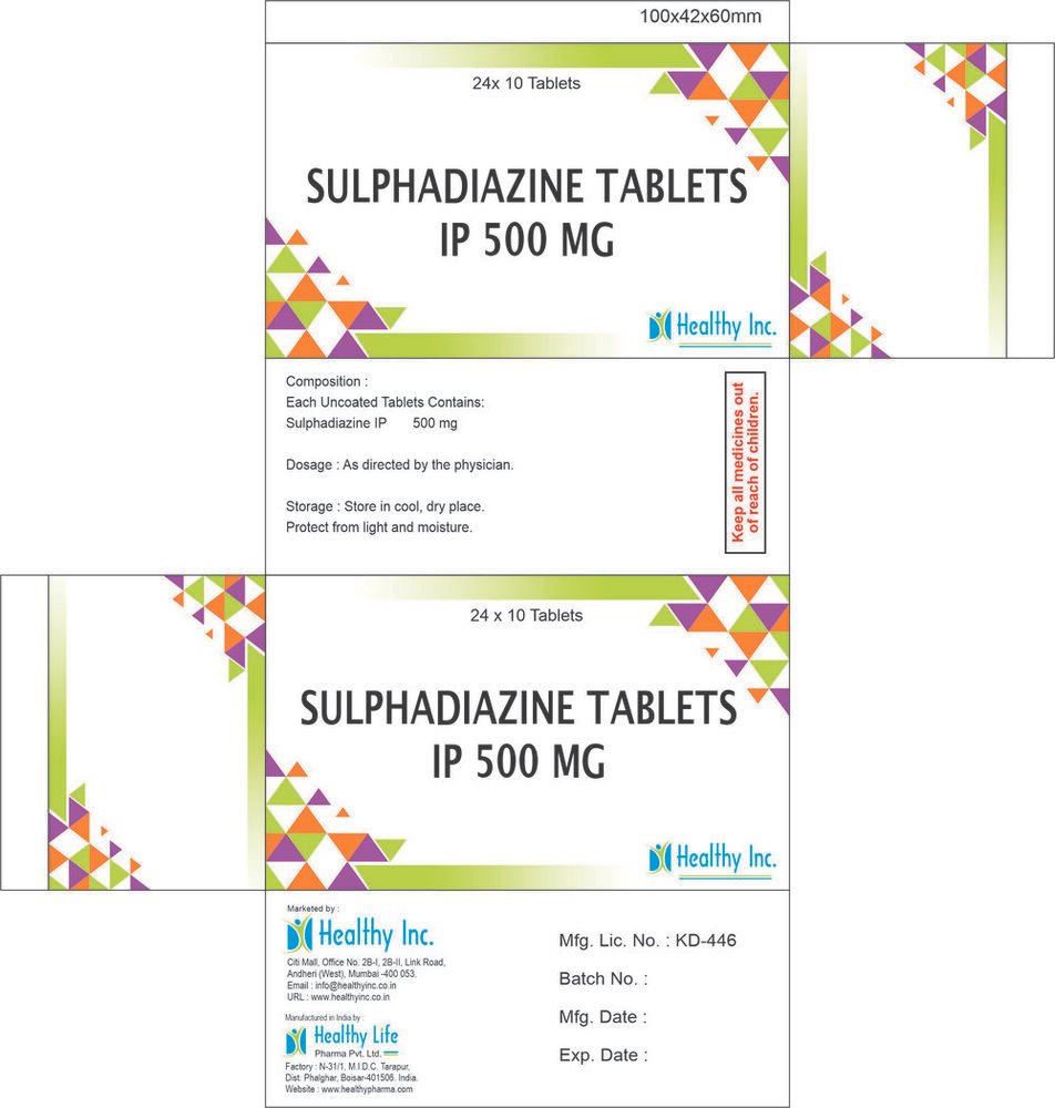 Sulphadiazine Tablets IP