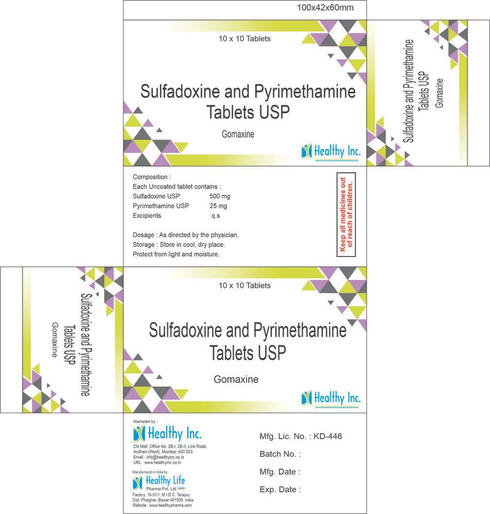 Sulphadoxine Tablets