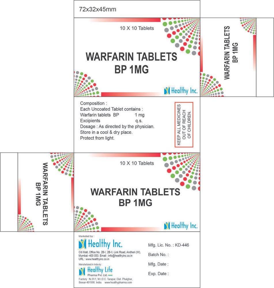 Warfarin Sodium Tablets IP & BP